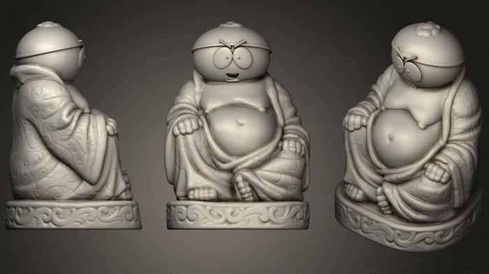 Figurines simple (Cartman Buddah, STKPR_0209) 3D models for cnc